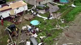 Deadly tornado rips through Montreal suburb