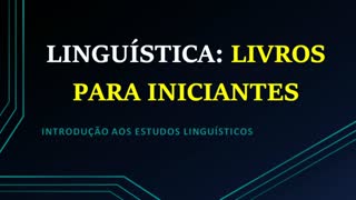 Livros de introdução à linguística recomendados