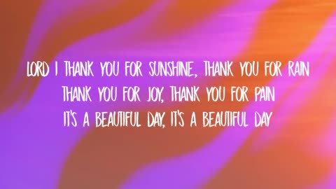 TRINIX x Rushawn - It's A Beautiful Day (Lyrics) | lord i thank you for sunshine thank you for rain