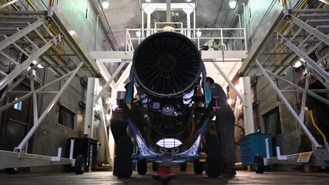 F-15 engine test facilities at RAF Lakenheath's 48th Fighter Wing