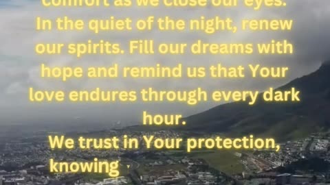 Grant Us A Peaceful Sleep