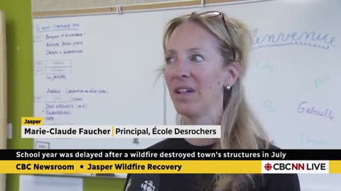 Students in Jasper, Alta, head back to school after summer wildfire