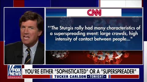 Tucker Carlson Exposes high level polititians 'Sophisticated 'No need to worry about COVID' Parties"