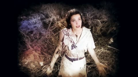 Tarzan the Ape Man1932 Johnny Weissmuller Maureen O'Sullivan scene colorized remastered 4k