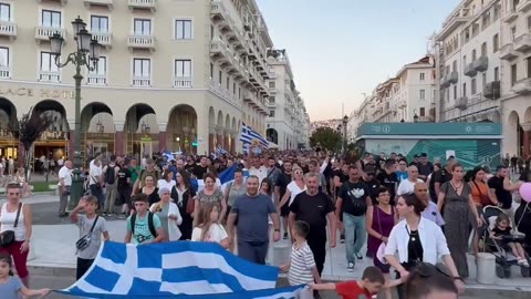 There was a massive Family Pride parade yesterday in Thessaloniki, Greece