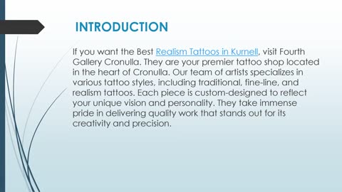 Best Realism Tattoos in Kurnell