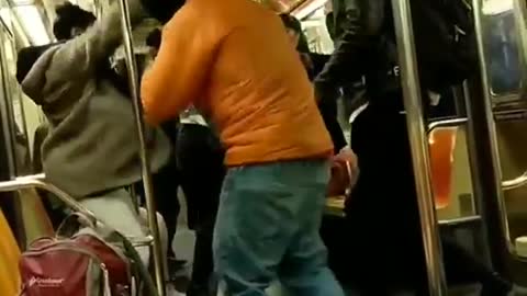 Tlc scrub subway dance party