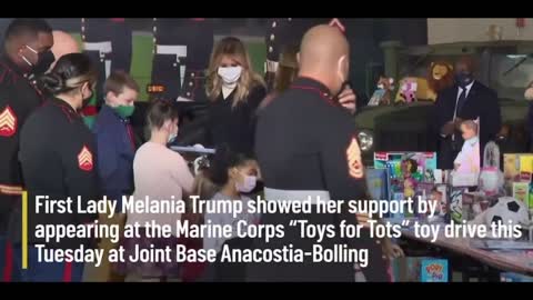 Toys For Tots & First Lady Melania Trump