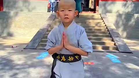 Young Shaolin master