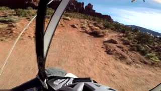 Wingsuit Pilot Jumps from Dragon's Nest