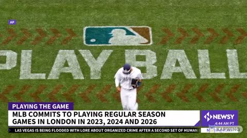 Some MLB games will be played in London in the regular season in 2023,2024 and 2026