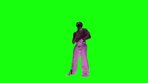 Usher Dancing at the Super Bowl | Green Screen