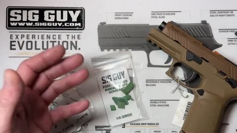 How to remove, install, delete or add the manual safety lever on your SIG Sauer P320