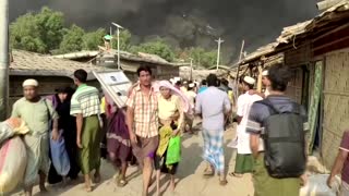 Fire destroys thousands of homes in Rohingya refugee camp