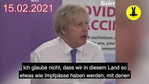 Boris Johnson în februarie vs. Boris Johnson acum