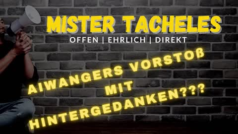 Aiwangers Vorstoß mit Hintergedanken!?