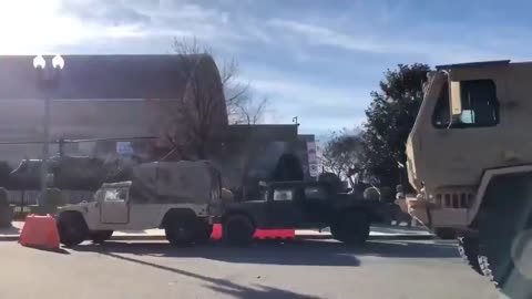 HUGE military presence in Washington DC right now.