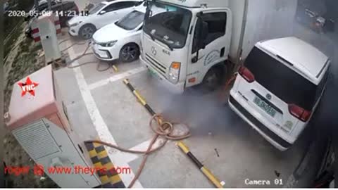 Electric car charging station - Germany