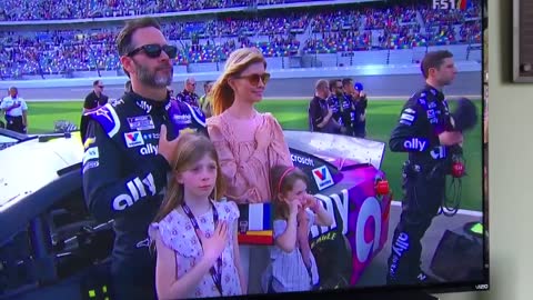 Jimmy Johnson rubs daughter boob