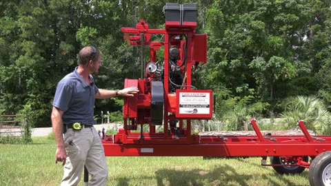 Cooks Saw MP-32 Portable Sawmill Demo