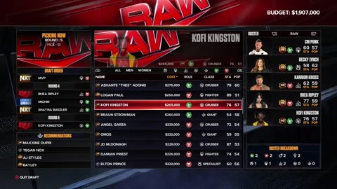 MyGM Mode Draft- Raw