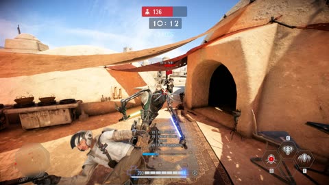 SWBF2 2017: Arcade Onslaught General Grievous Mos Espla Gameplay