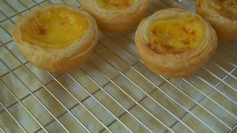 Perfect! Crispy Egg tart recipe : Portuguese