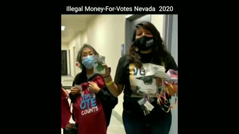 Illegal Vote For Cash Scheme Nevada 2020 Election Fraud