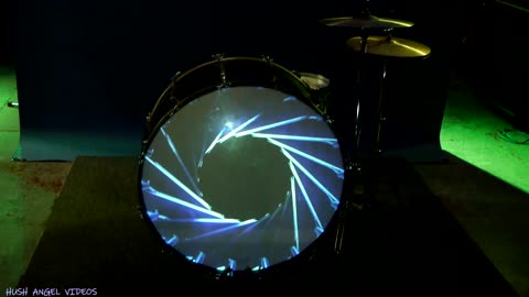 BASS DRUM VIDEO PROJECTION