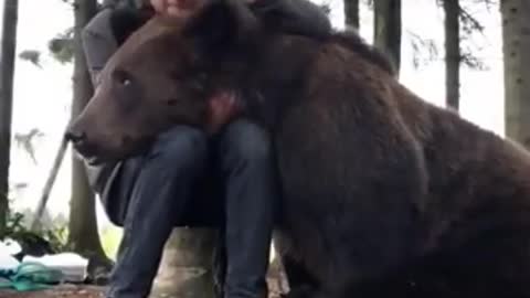 Amazing Bear Hugs This Man