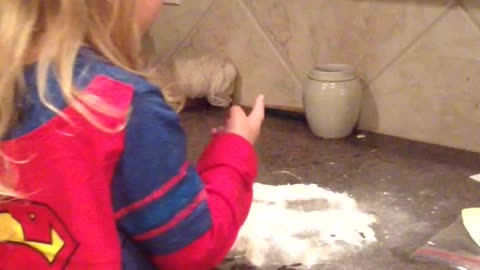 Little Girl Reacts To The Elf On The Shelf's Snow Angel Mess