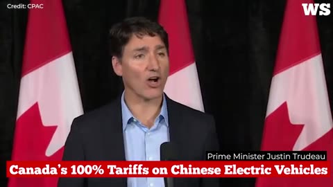 Canada Slaps 100% Tariff on Chinese EVs, 25% on Steel and Aluminum...