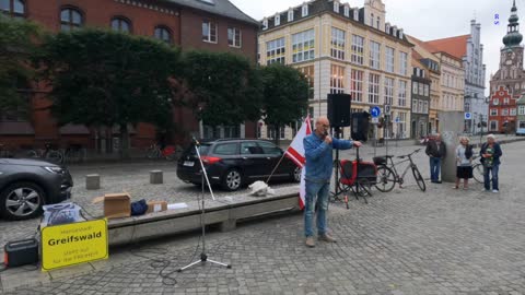 Greifswald - Redebeitrag von Uwe 29-08-2022