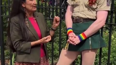 Deb Haaland talks to National Park Service drag queen Pattie Gonia about Stonewall