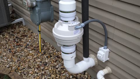 Radon Mitigation System, parts needed and installation - Part 1 of 2