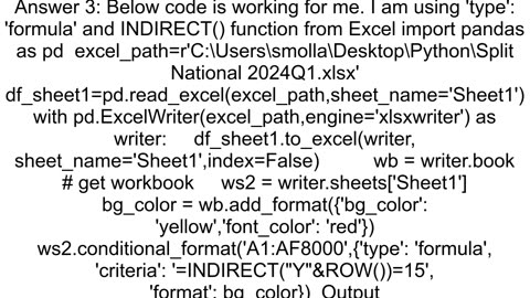 xlsxwriter conditional format whole line