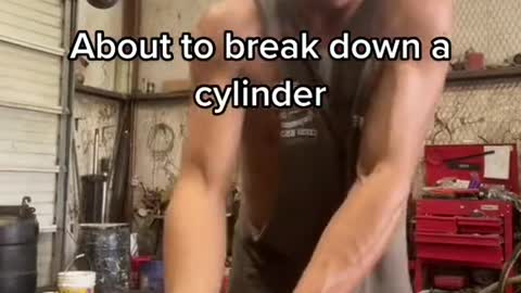 Break down a cylinder