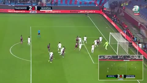 GOL Enis Destan Trabzonspor 2-1 Manisa FK (Ziraat Türkiye Kupası 5. Tur)