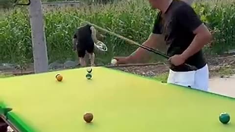 Funny billiards game