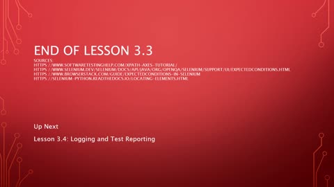 Lesson 3.3 - More Test Cases