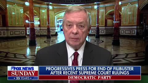 Dick Durbin is asked what he says to progressives calling to impeach conservative justices