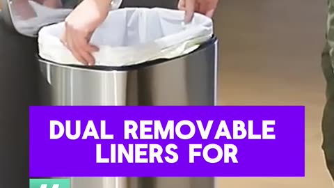 United States Products - Unboxing & Review Home Zone Living 13-Gallon Dual Trash Can! 🗑️♻️