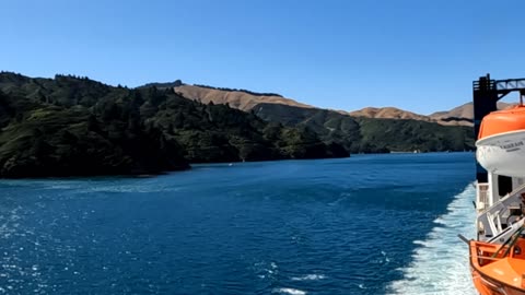 Crossing New Zealand's Cook Straight and getting to the ferry