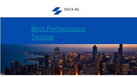 Best Performance Testing | 5Data Inc.