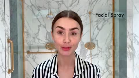 Lily Collins's Day-to-Night French Girl Look _ Beauty Secrets