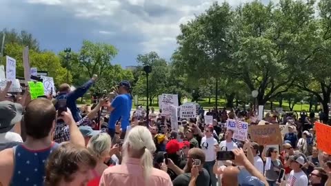 Protestors Chants Arrest Bill Gates After His Viral Depopulation Statement with 2010 TED Talk