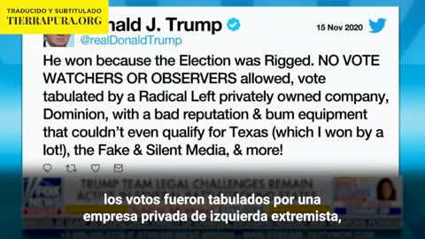 Los abogados del equipo legal de Trump revelan información explosiva