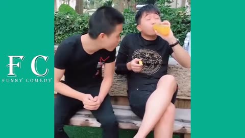 Try Not Laugh Challenge Funny Chinese Vines and Pranks Videos 2019 42