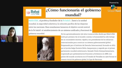 El Bahaísmo,las Naciones Unidas y un Gobierno Mundial