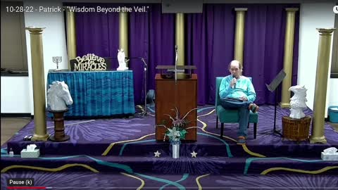 10-28-22-The Salvation of God Church - Pat O'Marra - "Wisdom Beyond the Veil.".